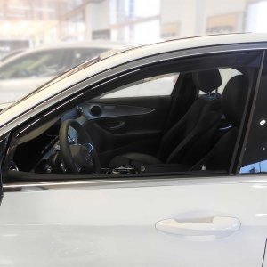 Mercedes E Class Wind Deflector - Omac - Acrylic 2 Pcs - Black Smoke - 2016